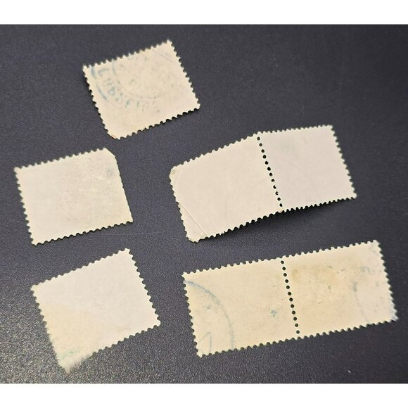 Portugal Vintage Postage Stamps Lot Of 7 Knight & Horse Design LI3051 - Picture 3 of 3